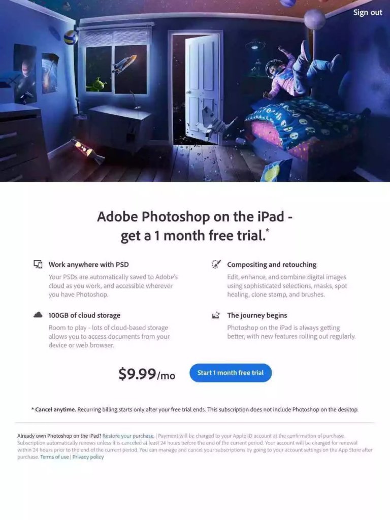 Adobe Photoshop 解锁900+元/年内购订阅-草蜢资源